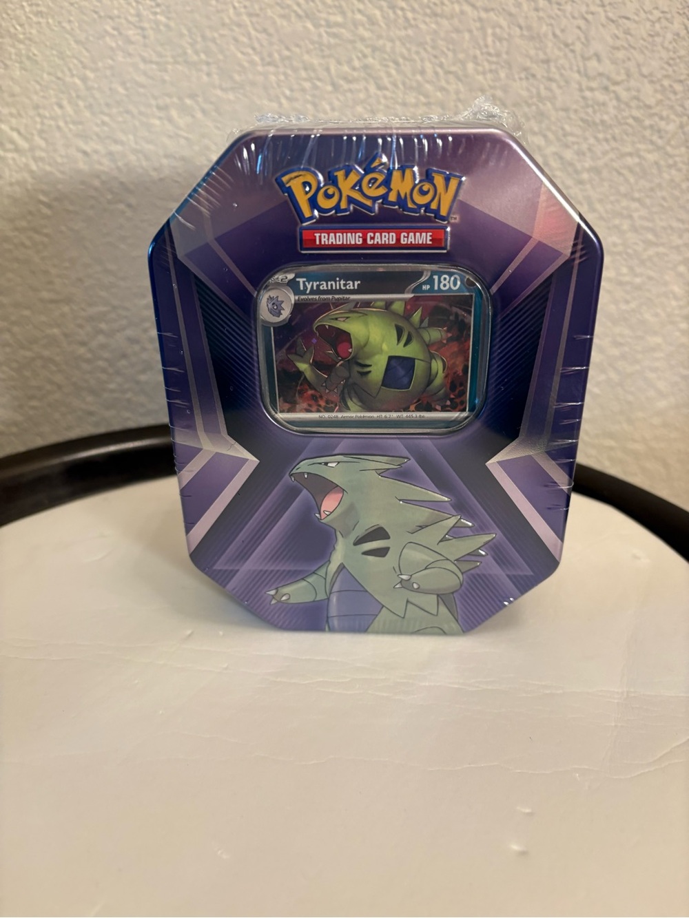 Pokemon Tyranitar Collector Tin - Purple